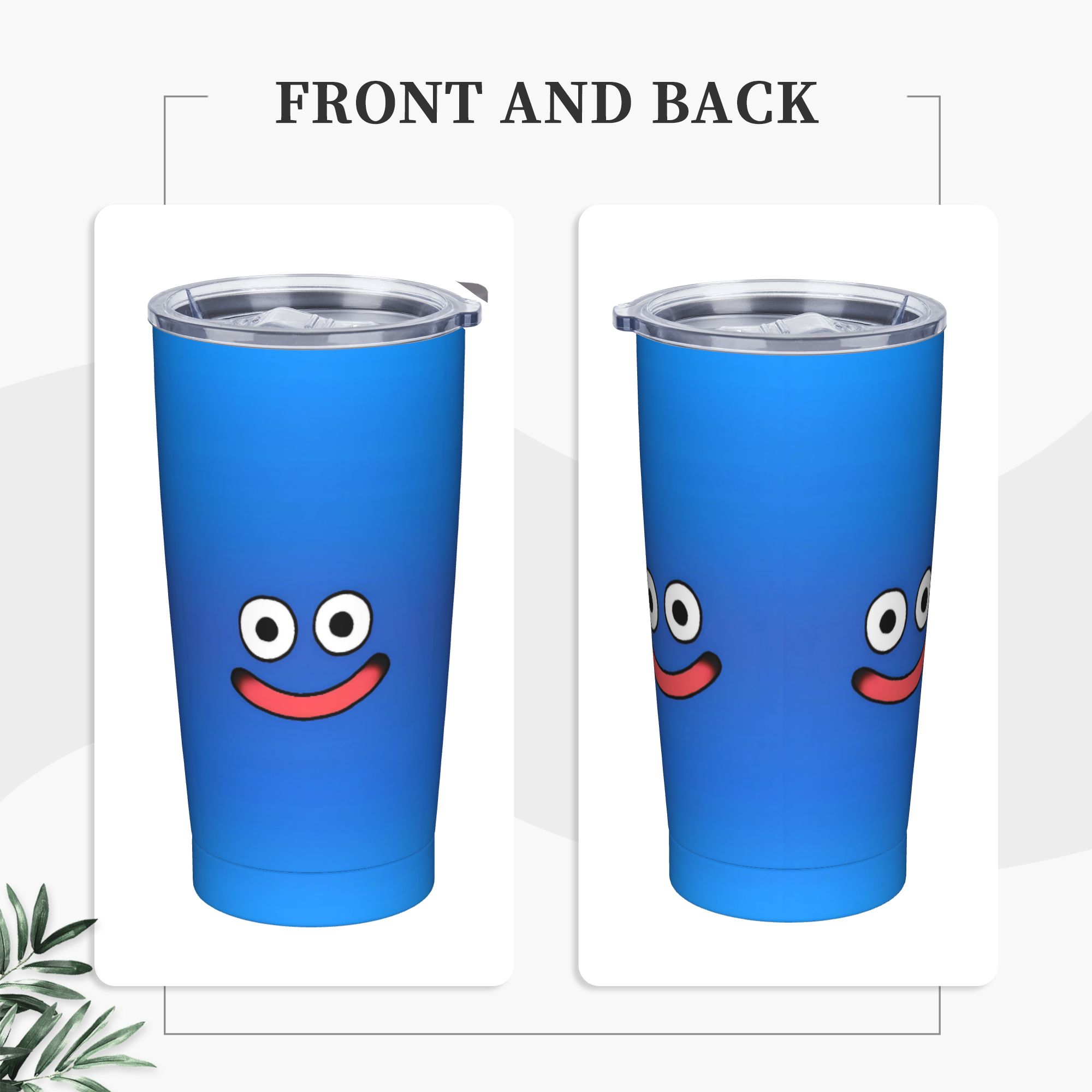 Office Quest - D-Dragon Quest Slime Bicchiere in acciaio