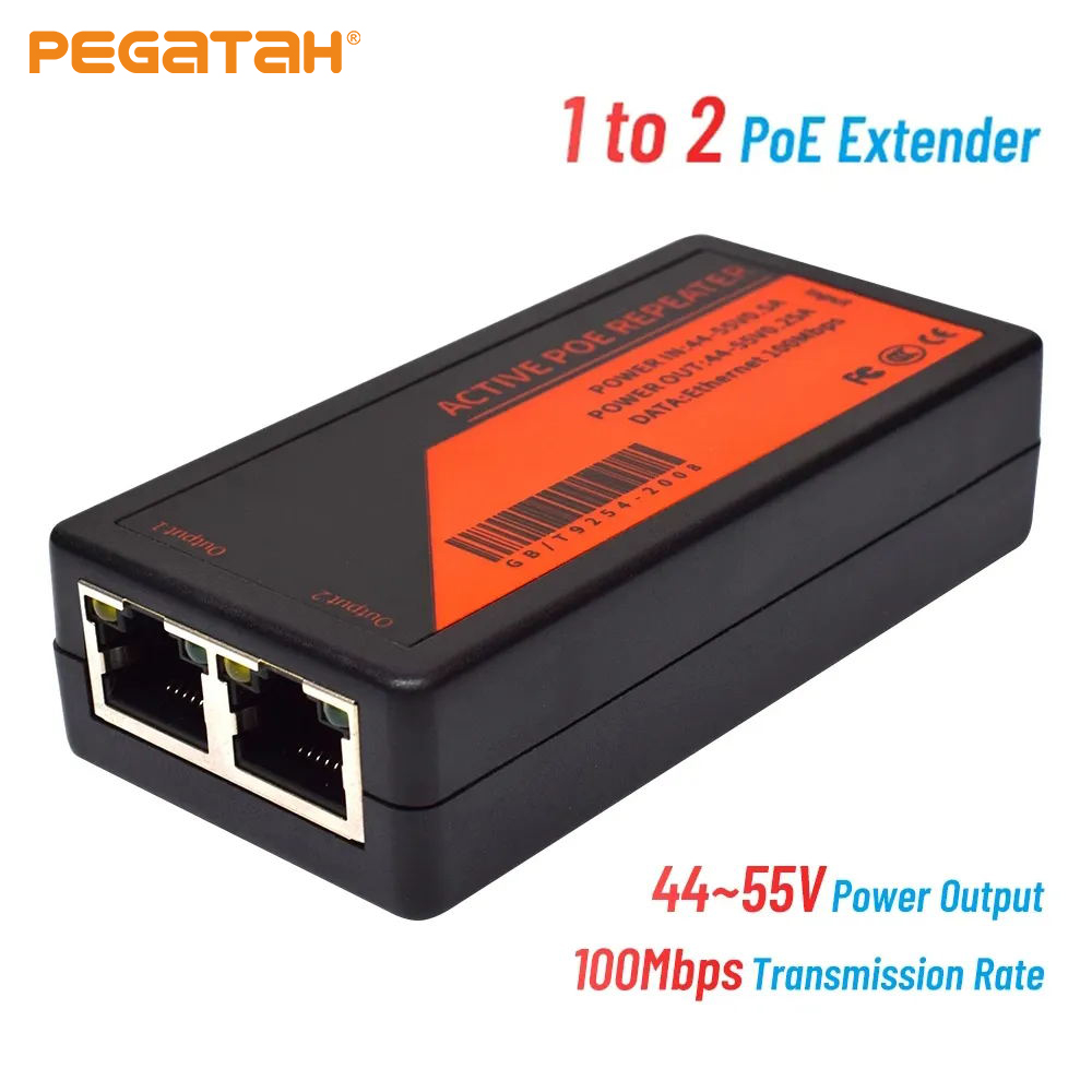 Power Over Ethernet - Estensore PoE da 1 a 2