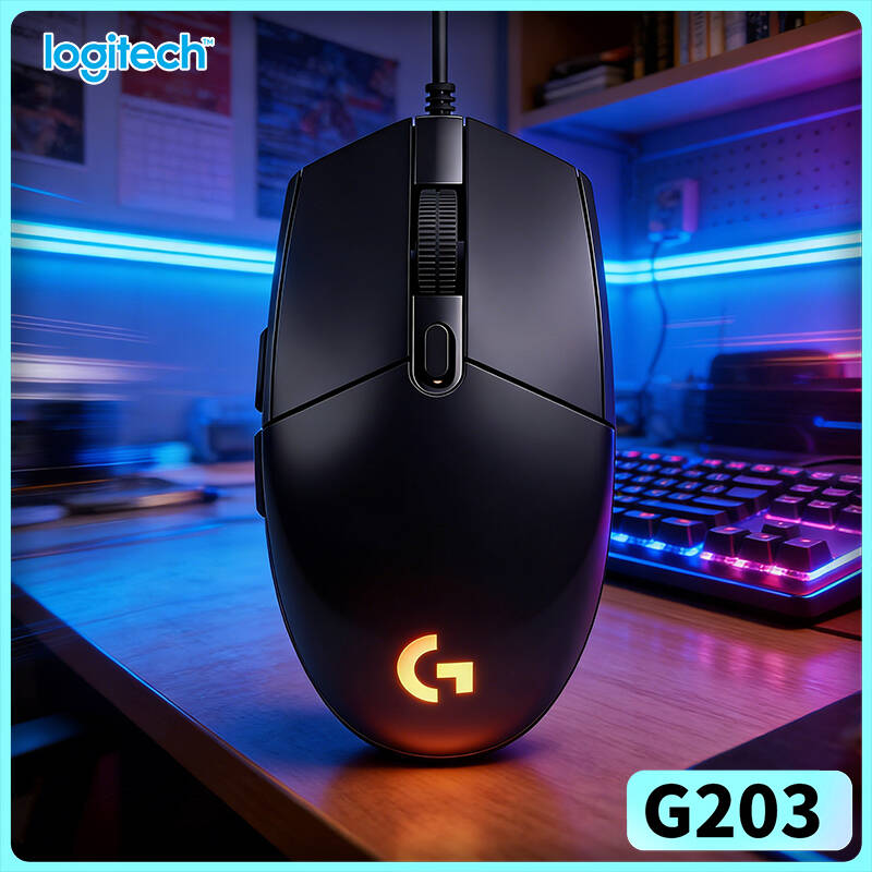 Logitech Mouse G203 - Mouse Cablato Logitech G203 LIGHTSYNC, Qualità