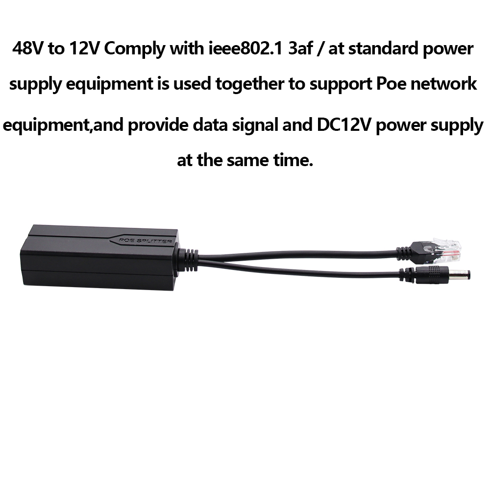 Splitter POE da 48 V a 12 V/5  - Power Over Ethernet recensione e prezzo