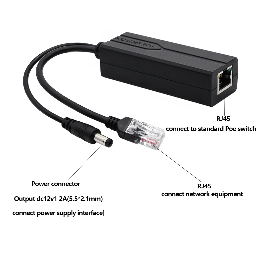 Splitter POE da 48 V a 12 V/5  - Power Over Ethernet recensione e prezzo