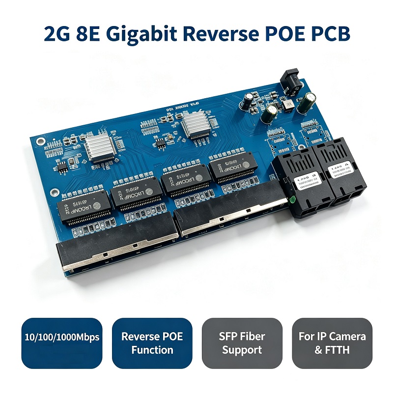 Switch PoE Inverso 8 Porte RJ4 - Power Over Ethernet recensione e prezzo